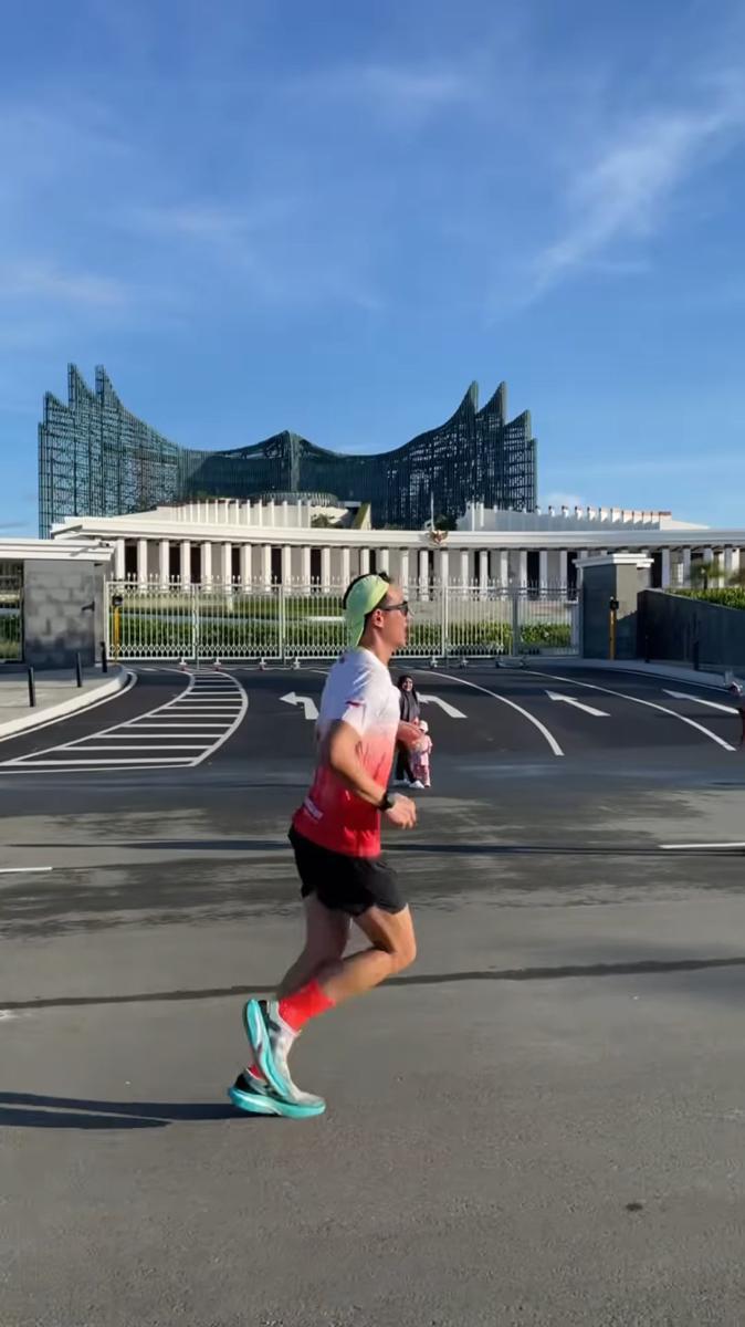 Daniel Mananta lomba lari di IKN (instagram.com/vjdaniel)