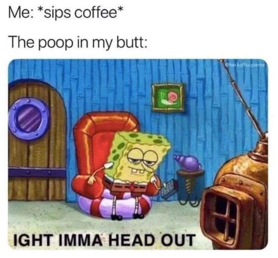 meme SpongeBob tentang kopi (reddit.com/user/rslashandredditorfan)