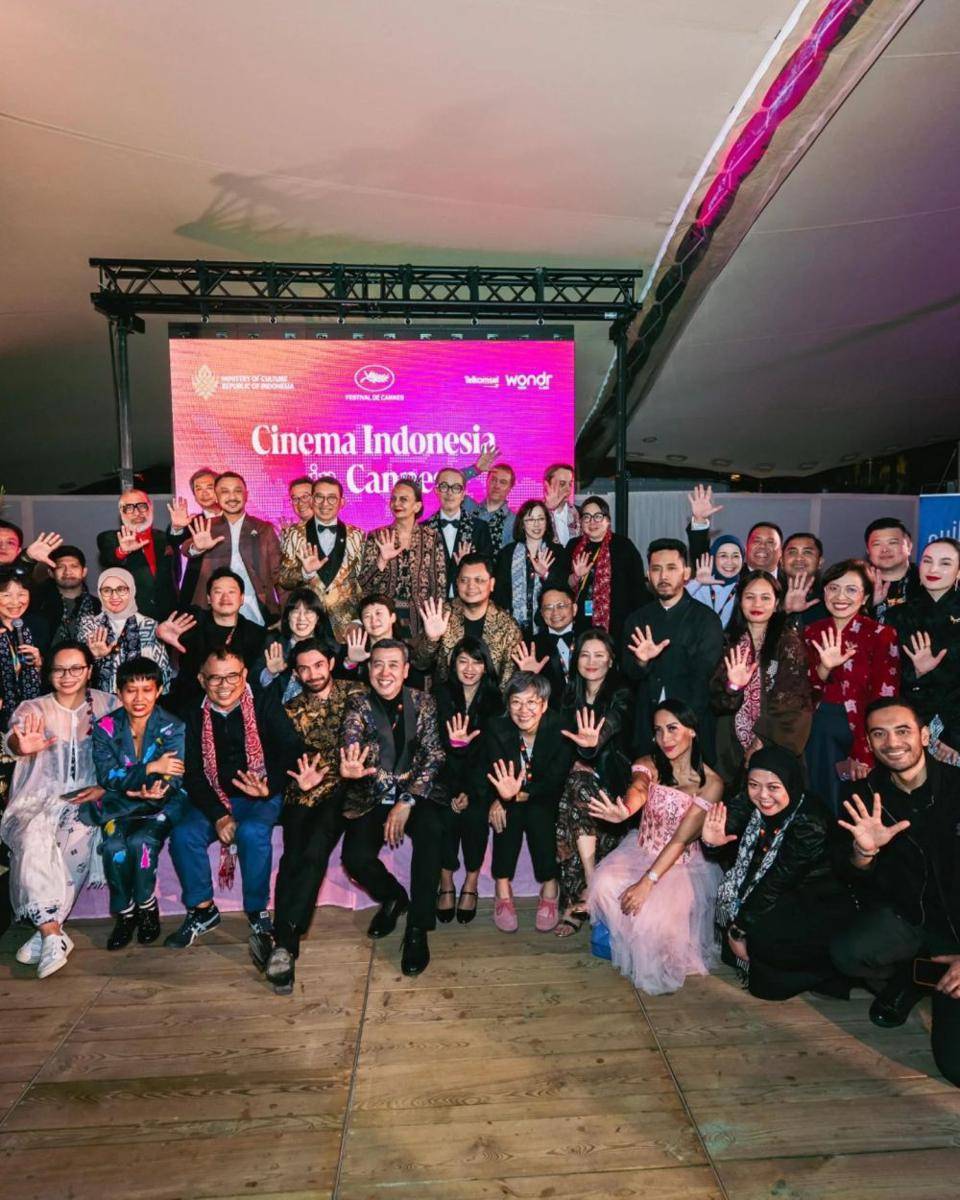 artis Indonesia di Cannes Film Festival (instagram.com/christinehakimofficial)