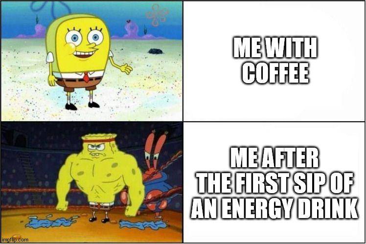 meme SpongeBob tentang kopi (reddit.com/user/joe_khaJiit)
