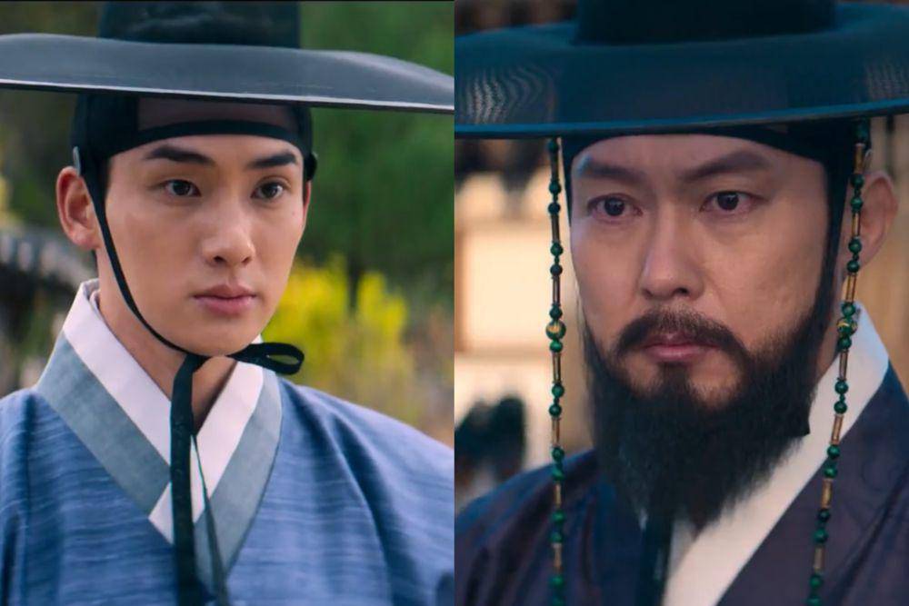 Mu Jin (Jung Ga Ram) dan Sim Yeol Guk (Park Byung Eun) dalam drakor Dear Hongrang (dok. Netflix/Dear Hongrang)