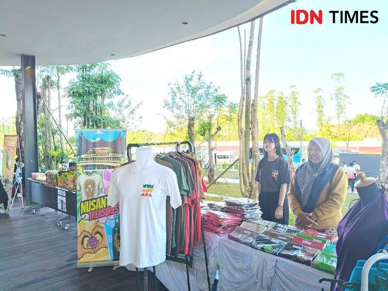 Tenant UMKM lokal IKN yang ramaikan swissotel Nusantara Run 2025 (IDN Times/Ervan)
