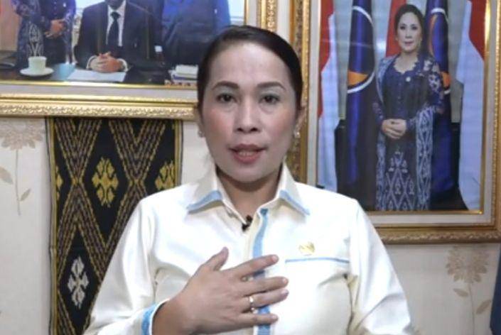 Bupati Sumba Barat Daya Ratu Wulla. (youtube.com/DPR RI)