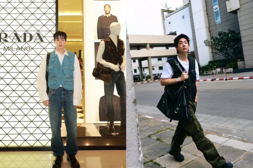 7 Inspirasi Styling Rompi Vest ala Aktor Off Jumpol, Layer Coolness!