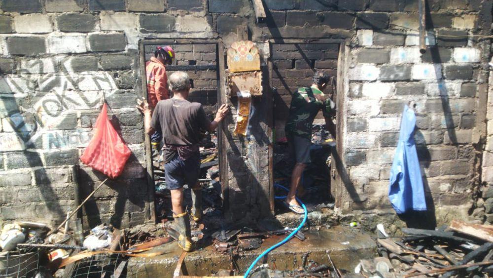 Rumah Terbakar di Karangasem, Petugas Menduga Faktor Dupa