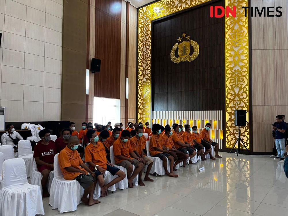 Ops Pekat Krakatau 2025, Polda Lampung Jaring 121 Preman