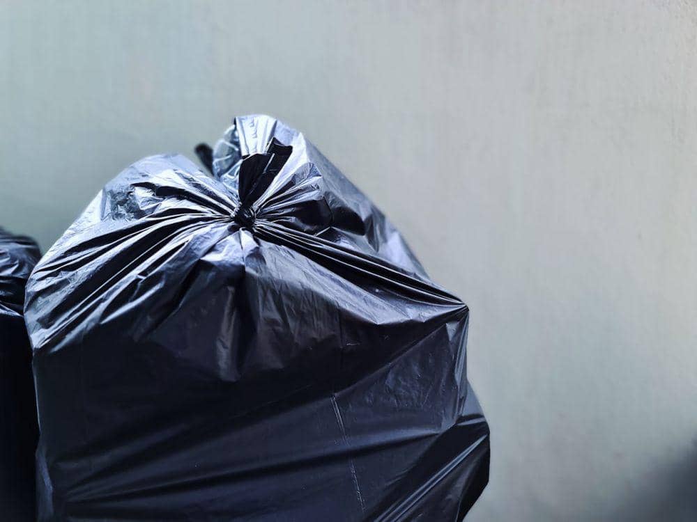 Potret kantong plastik