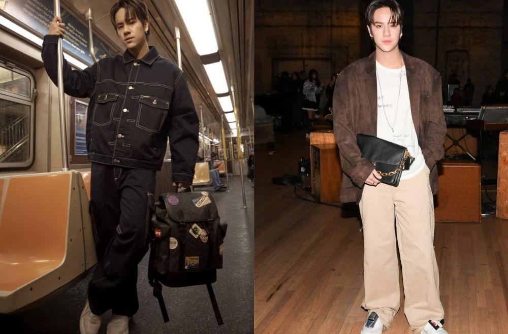 9 Ide Gaya OOTD Pakai Tas ala Nanon Korapat, Tampil Atraktif!