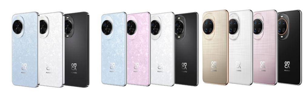 opsi warna HUAWEI nova 14 (kiri), HUAWEI nova 14 Pro (tengah), dan HUAWEI nova 14 Ultra (kanan) (huawei.com)
