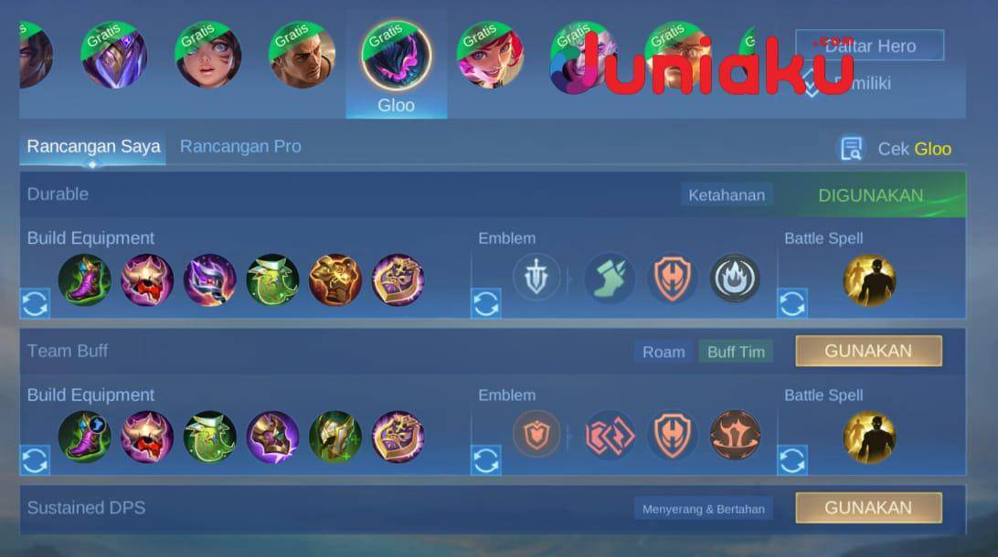 Build Gloo (Dok. Moonton/Mobile Legends)