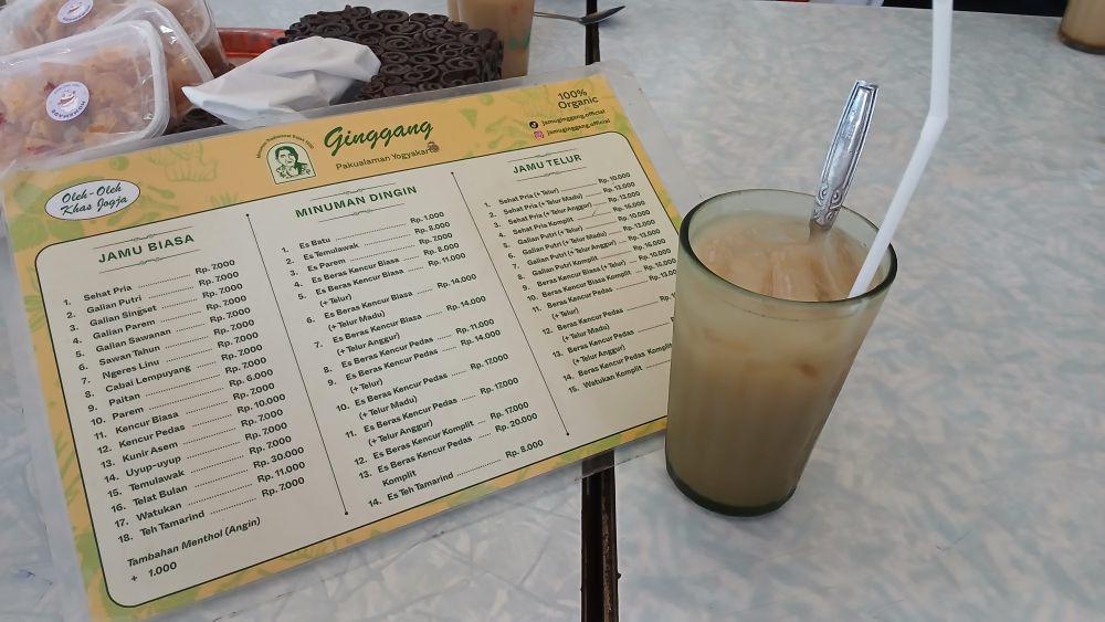 ragam menu di jamu ginggang (IDN Times/Dyar Ayu)