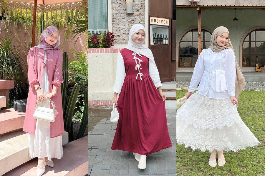 12 Feminine Romantic Style ala Siska Amera, Tampil Anggun!