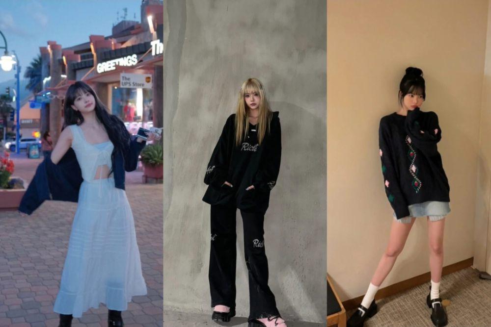8 Ide OOTD Hangout ala Eunchae LE SSERAFIM, Modis dan Anti Ribet!
