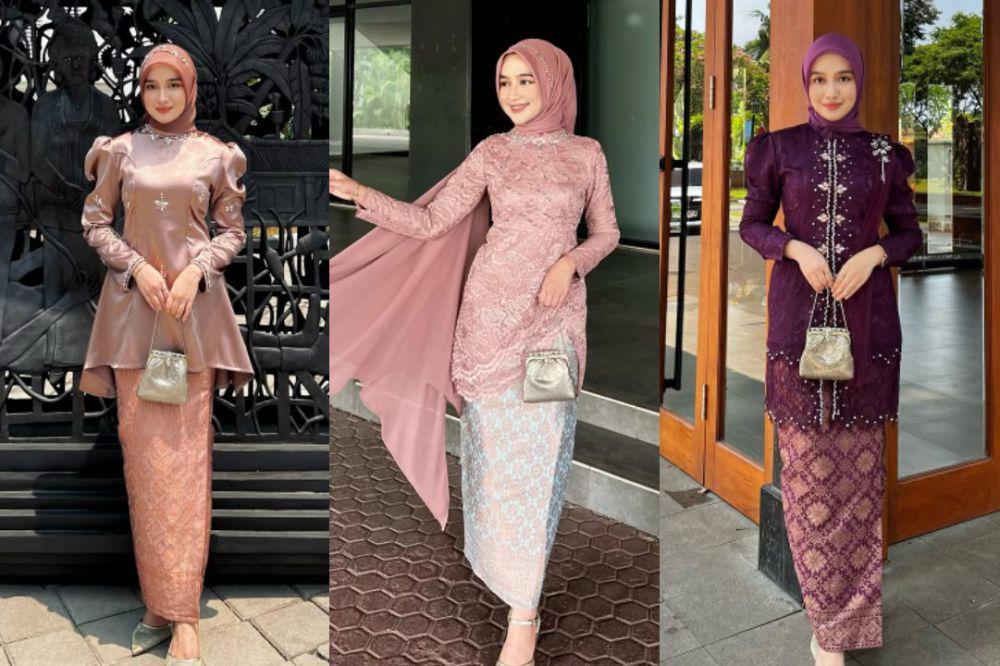 7 Inspirasi Outfit Kebaya ala Amira Thallya, Tampil Elegan!