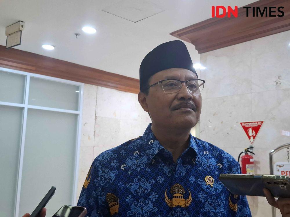 Menteri Sosial (Mensos) RI Syaifulla Yusuf usai RDP bersama Komisi VIII DPR RI. (IDN Times/Amir Faisol)