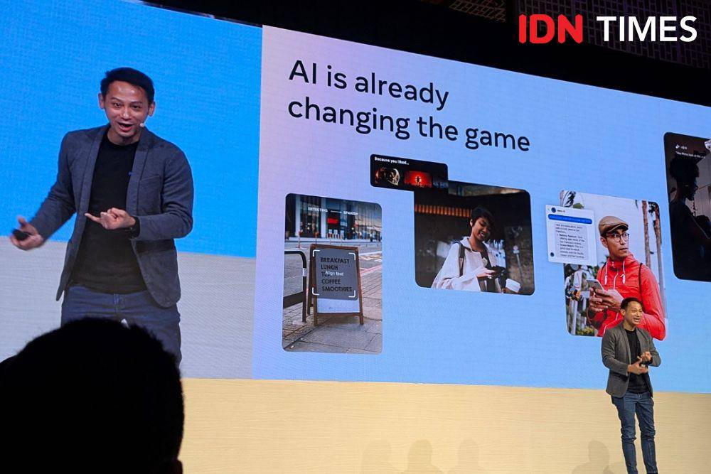 Acara Meta Marketing Summit 2025, di Jakarta, pada Selasa (10/05/2025) (IDN Times/Misrohatun)