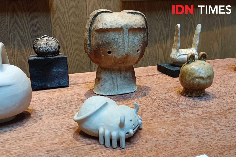 Kelvin Wiratama Pameran Keramik Tunggal di Sanur, Bicara Keheningan