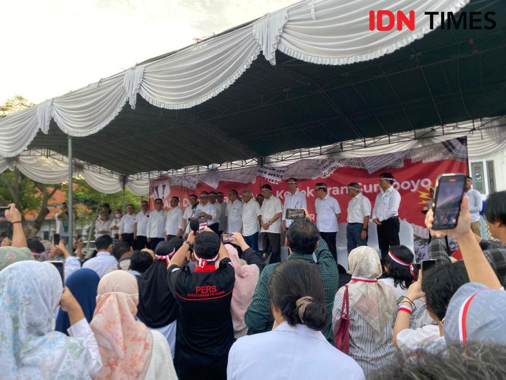 Puluhan Dokter Surabaya Gelar Aksi Kritisi Kemenkes, Ini 6 Tuntutnya