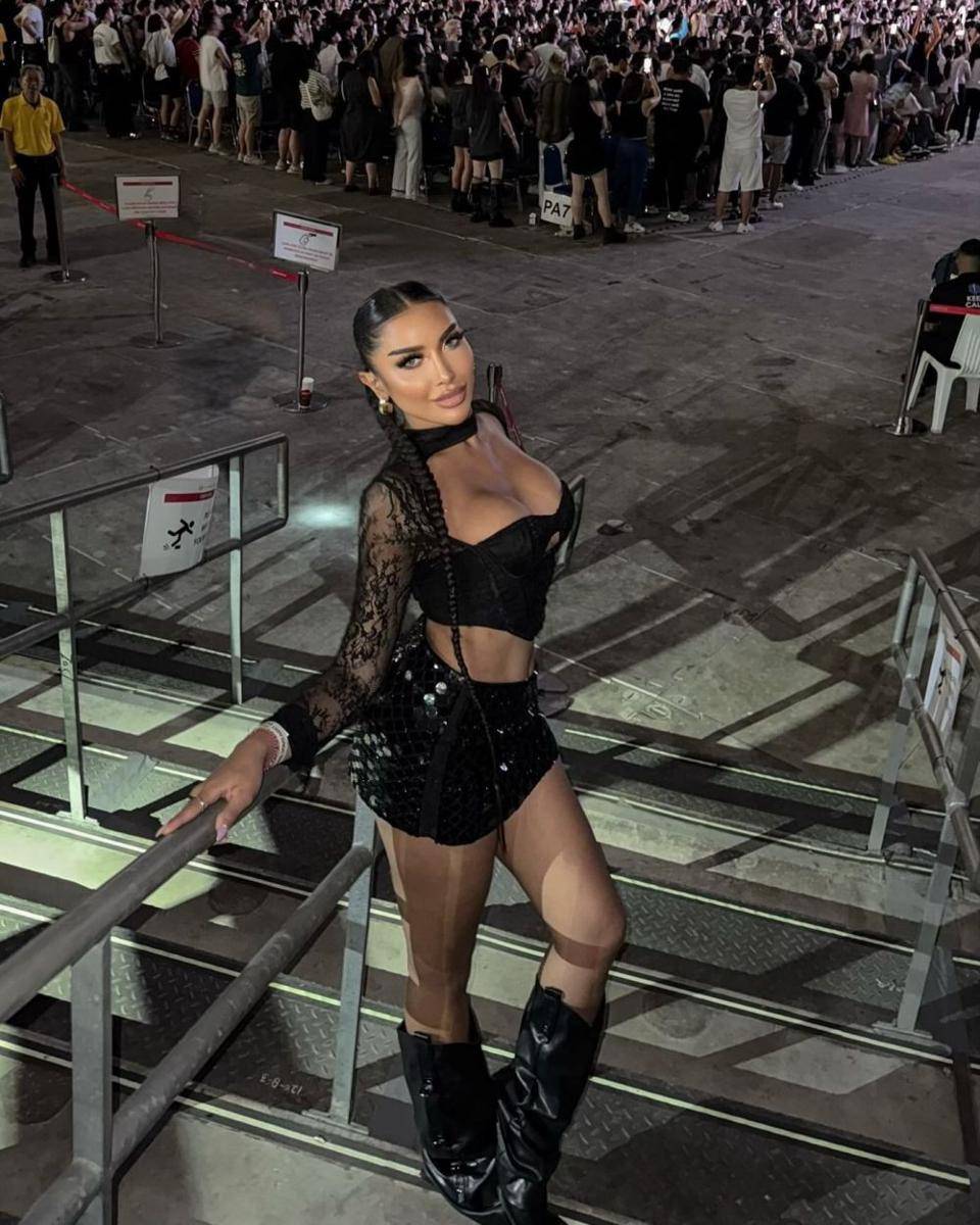 artis Indonesia nonton konser Lady Gaga di Singapura (instagram.com/millencyrus)