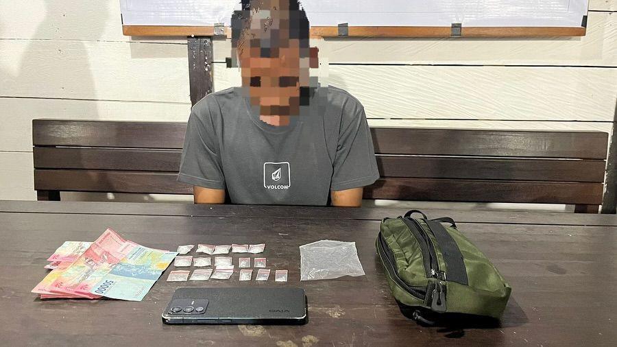 Gerak-gerik Mencurigakan, Pria di Kukar Tertangkap Bawa 16 Paket Sabu
