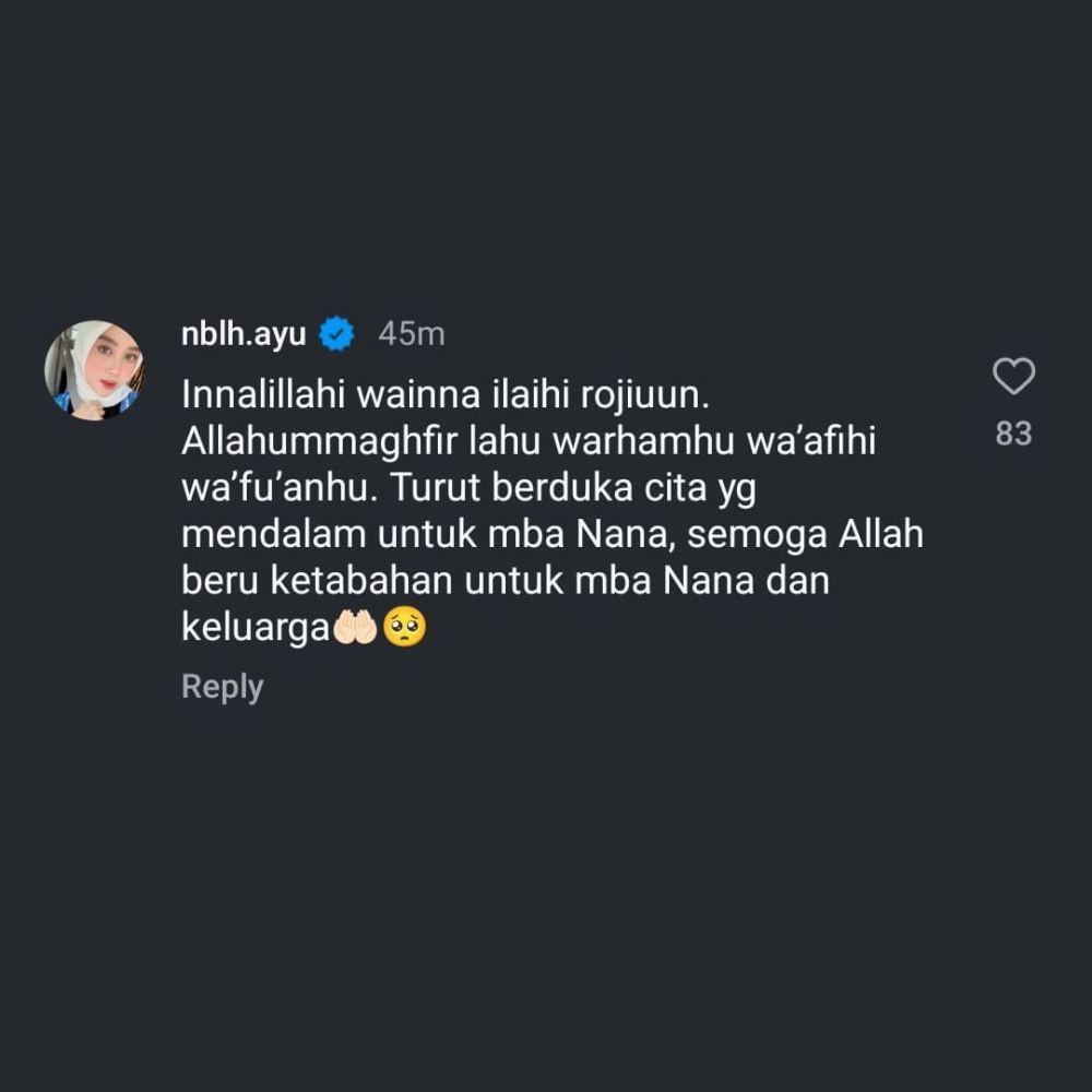 ungkapan duka sahabat artis (instagram.com/narasi.tv)