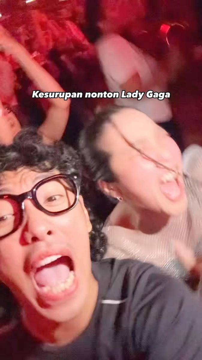 artis Indonesia nonton konser Lady Gaga di Singapura (instagram.com/bondol.jpg)