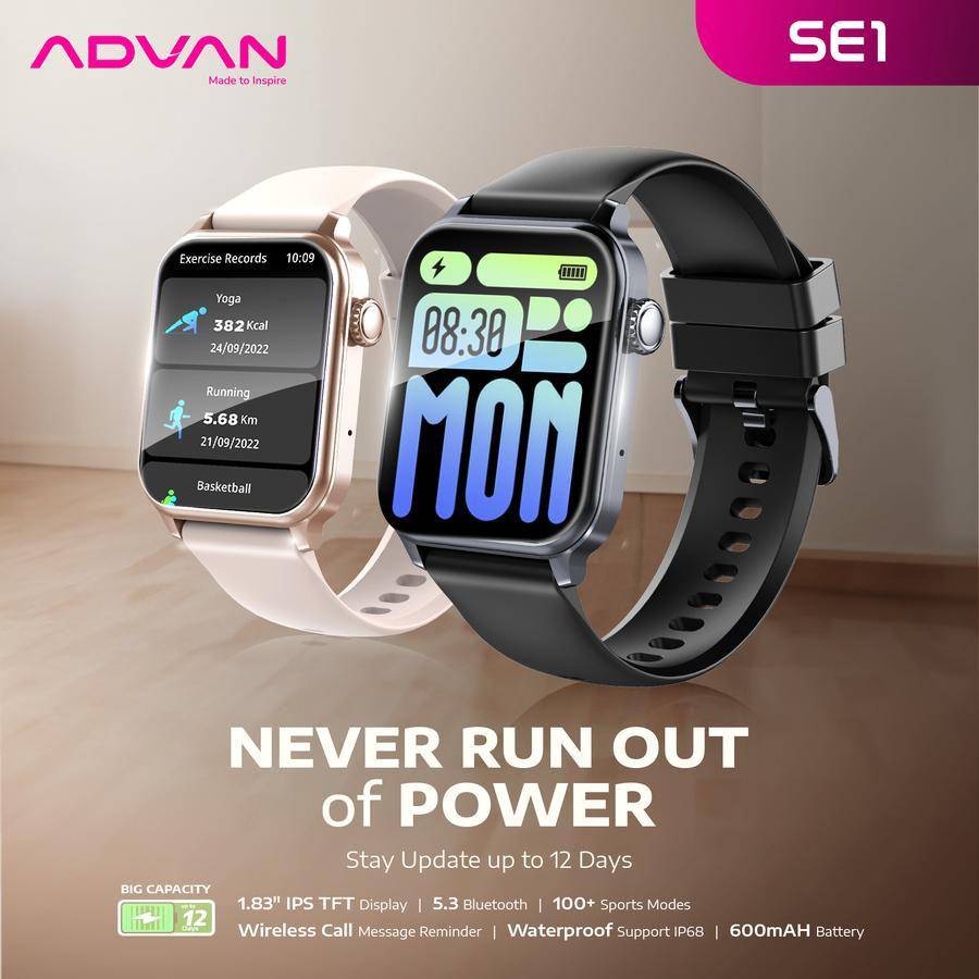 ADVAN Smartwatch SE1 (tokopedia.com/ADVAN INDONESIA)