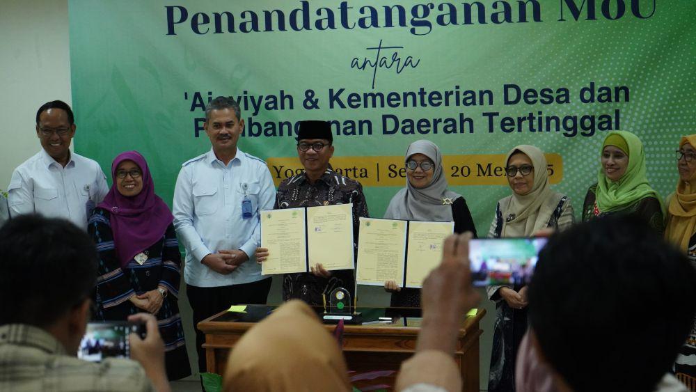 Majukan Desa Tertinggal, Kemendes PDT Gandeng PP Aisyiyah