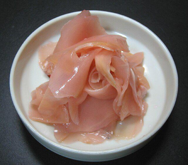 ilustrasi gari atau acar jahe Jepang (commons.wikimedia.org/DoWhile)