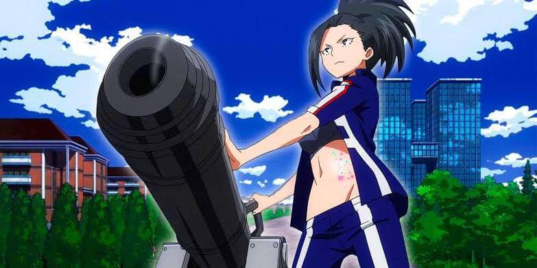Cuplikan karakter Momo Yaoyorozu (dok. Bones/My Hero Academia)