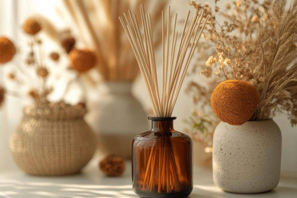 Ilustrasi reed diffuser (vecteezy.com/Oleg Gapeenko)