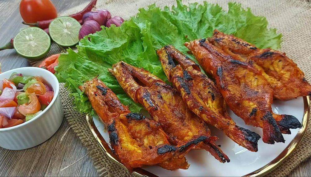 ilustrasi udang bakar Jimbaran khas Bali (YouTube.com/Resep Abi)