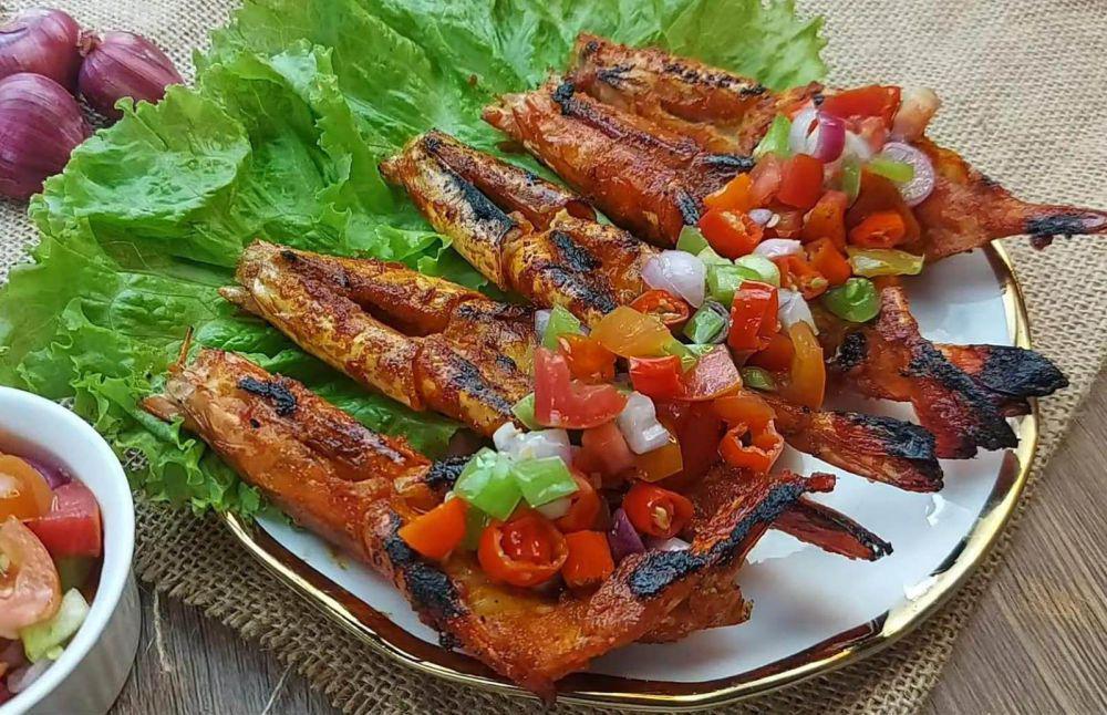 Resep Udang Bakar Jimbaran Khas Bali, Lauk Makan yang Pedas