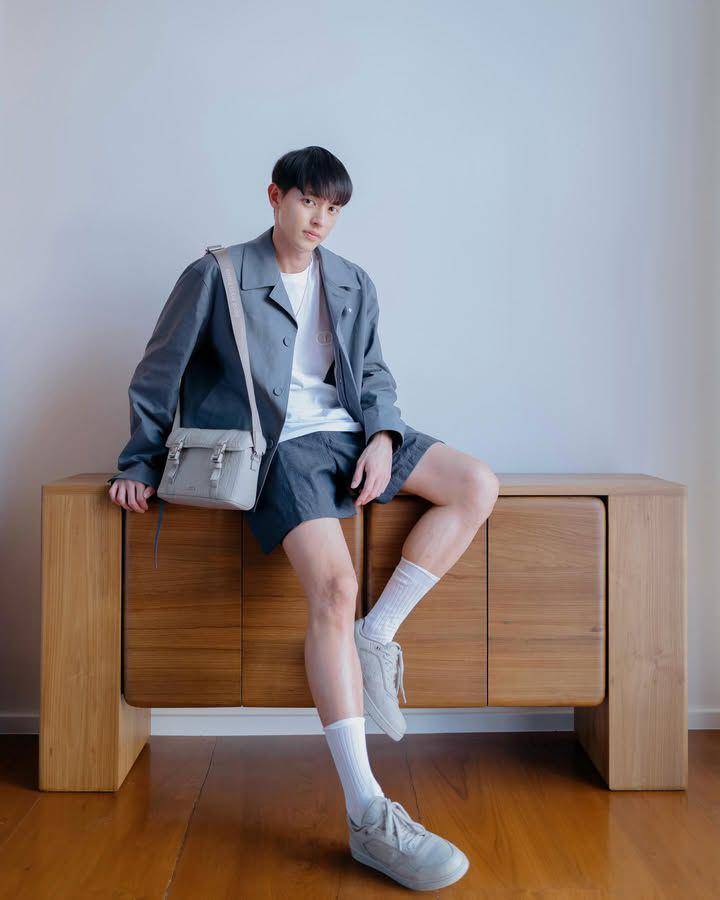 styling short pants ala James Jirayu (instagram.com/jirayu_jj)