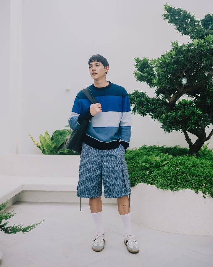 styling short pants ala James Jirayu (instagram.com/jirayu_jj)