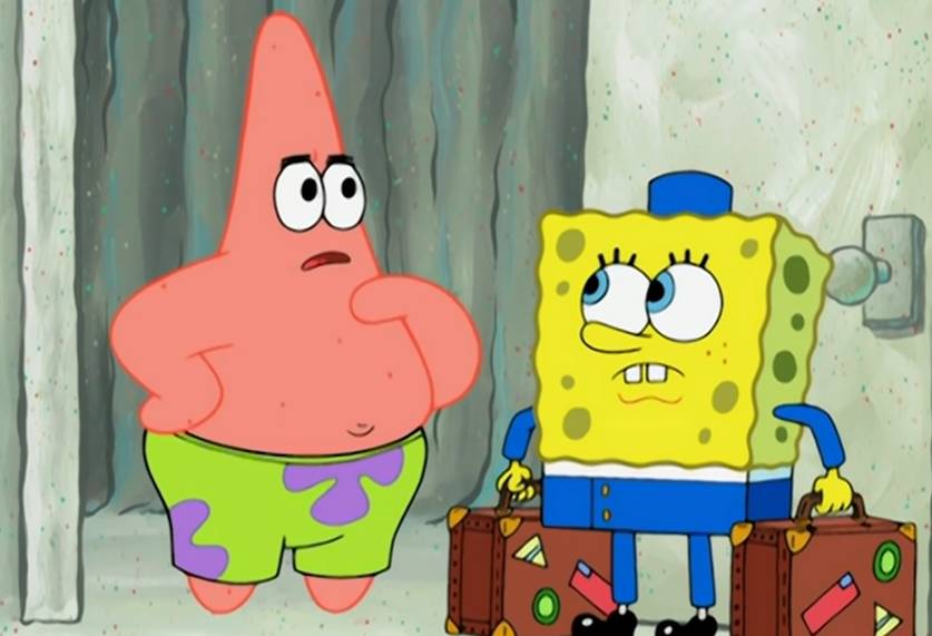 cuplikan Patrick memanfaatkan SpongeBob (dok. Nickelodeon/SpongeBob SquarePants)