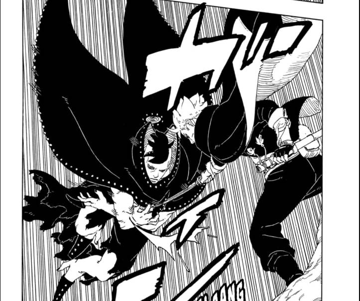 Boruto Uzumaki vs Shinjuu Jura/mangaplus.shueisha.co.jp