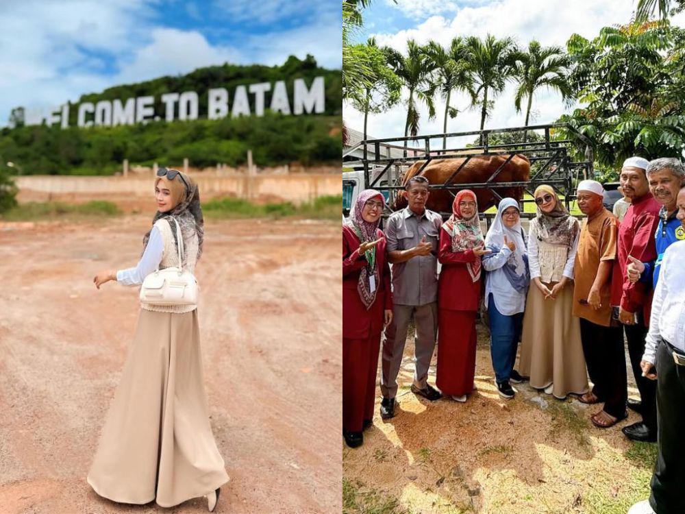 7 Potret Ria Ricis Mudik ke Batam, Berkunjung ke Sekolahnya Dulu