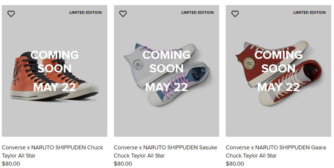 Converse x Naruto (Dok. Converse)