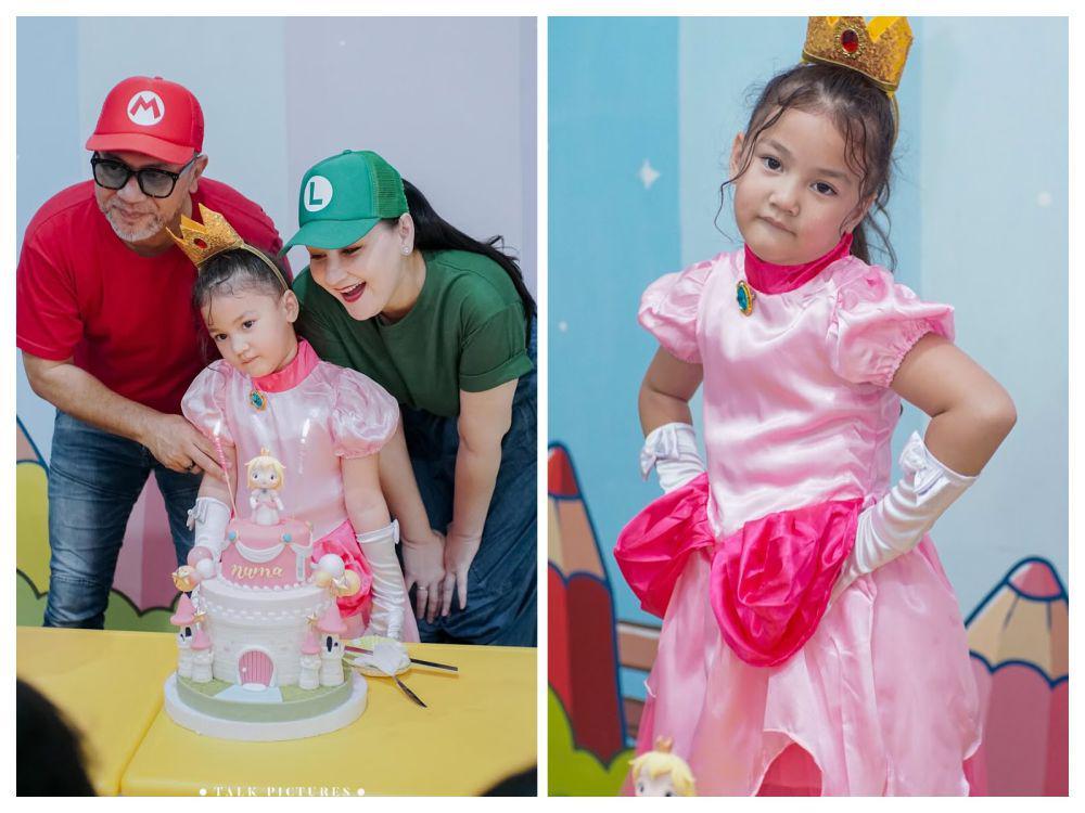 10 Potret Ulang Tahun Anak Mona Ratuliu di Sekolah, Tema Mario Bros
