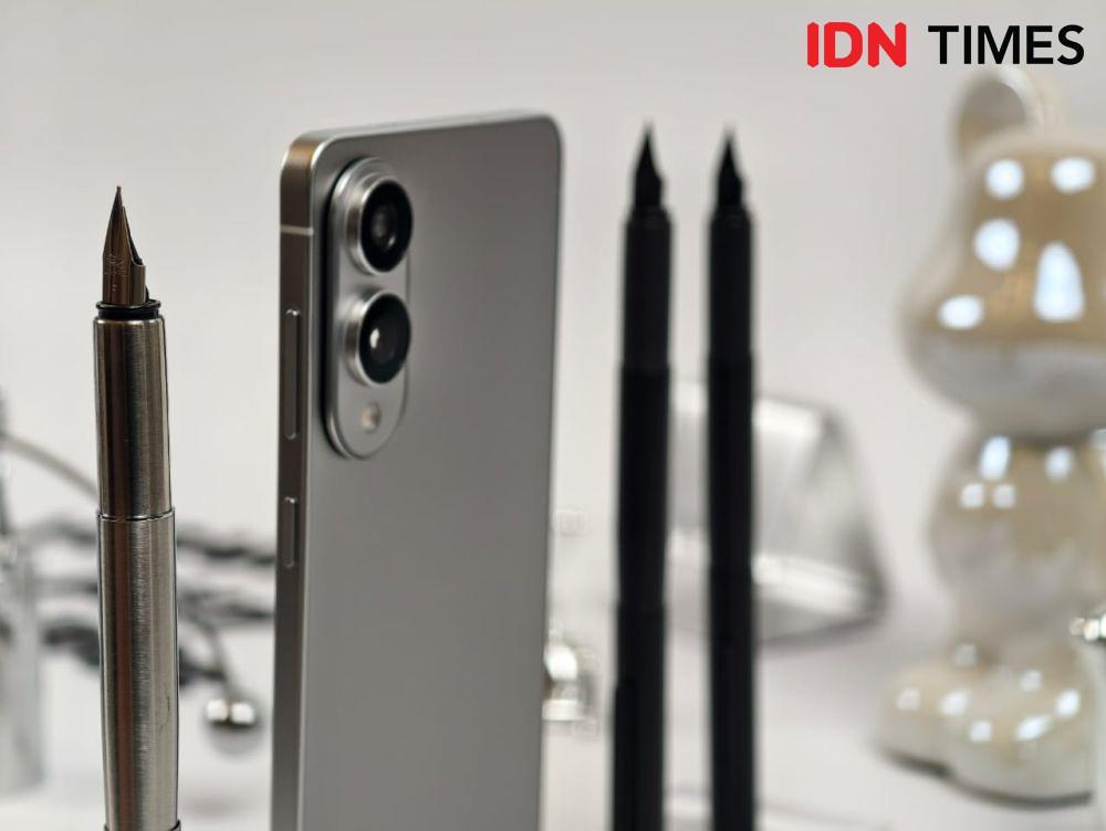 Samsung Galaxy S25 Edge (IDN Times/Fatkhur Rozi)
