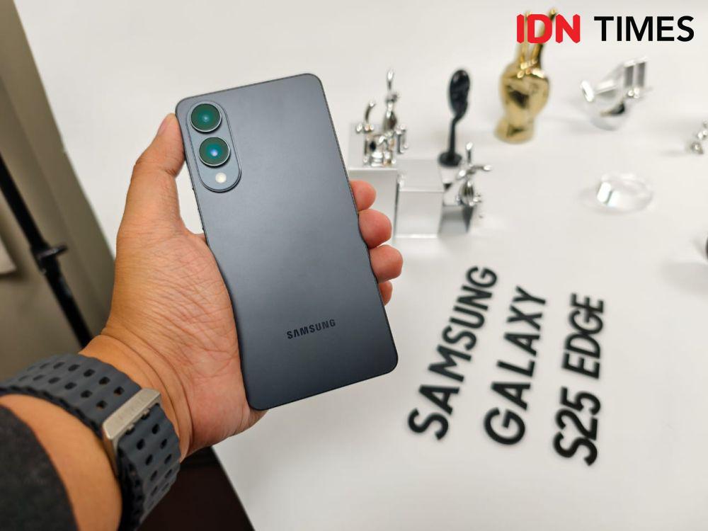 Samsung Galaxy S25 Edge (IDN Times/Fatkhur Rozi)