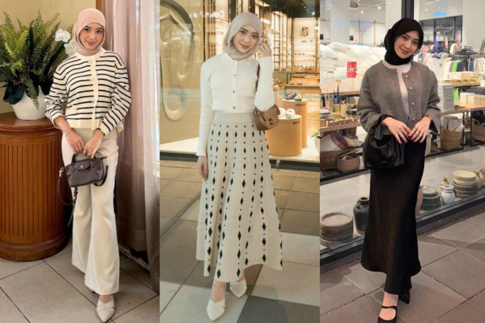 8 Inspirasi Outfit Paduan Cardigan ala Faradithya Putri, Comfy!