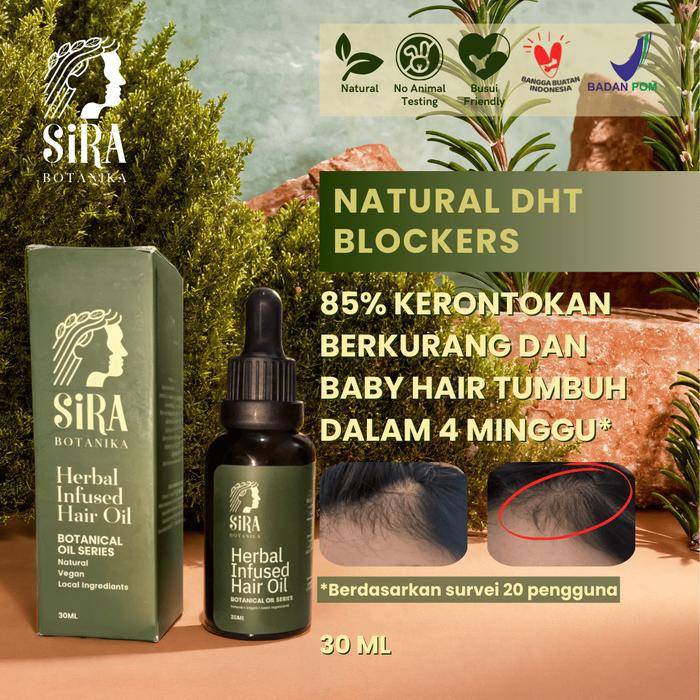 Sira Botanika Herbal Infused Hair Oil (tokopedia.com/Sira Botanika)