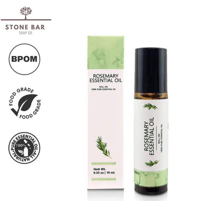 STONE BAR Rosemary Essential Oil Roll On (lazada.co.id/Stone Bar)