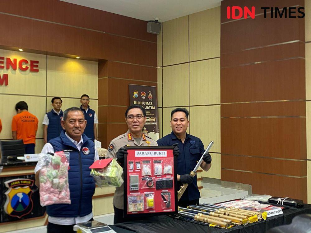 Sabu 1 Kg Diselundupkan Dalam Skok Motor Gagal Beredar di Jatim