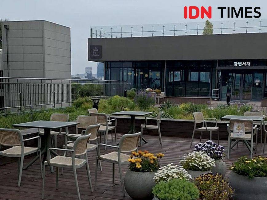 Gedung Parlemen Korea Selatan yang terbuka untuk masyarakat. (IDN Times/Satria Permana)