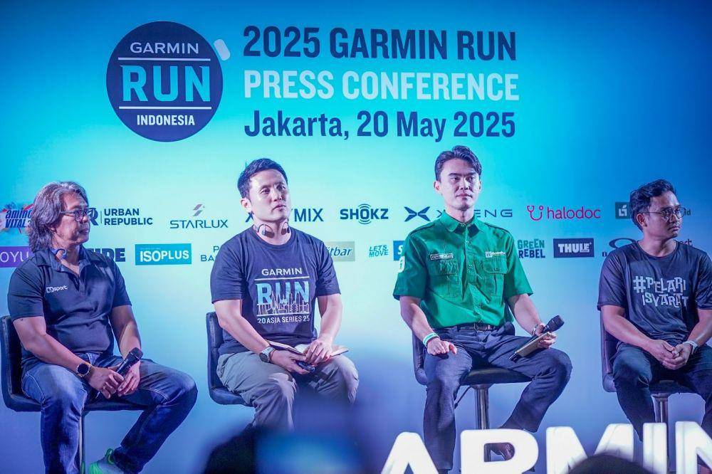 Jumpa pers Garmin Run 2025, Selasa (20/5/2025). (Dok. Garmin Run).