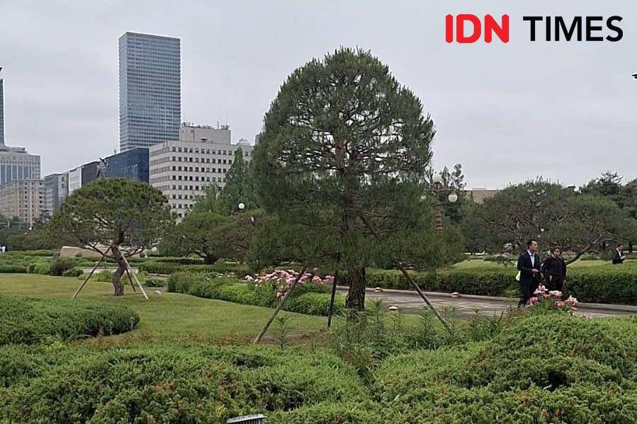 Gedung Parlemen Korea Selatan yang terbuka untuk masyarakat. (IDN Times/Satria Permana)