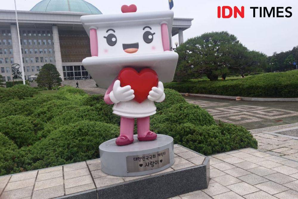 Gedung Parlemen Korea Selatan yang terbuka untuk masyarakat. (IDN Times/Satria Permana)